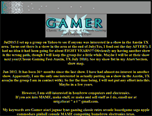 Tablet Screenshot of gamer.a8maestro.com